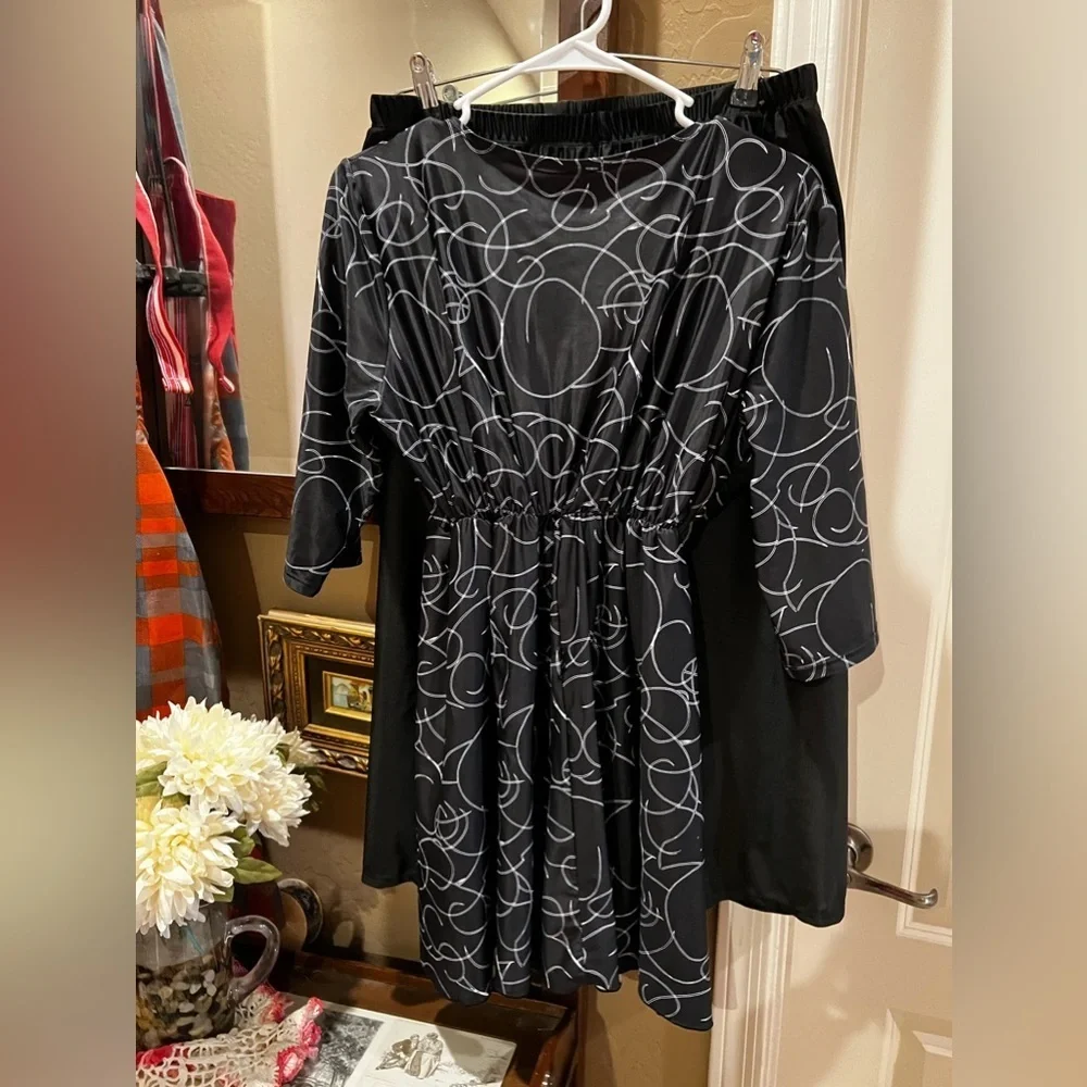 The Swim Dress is a full-coverage swimsuit XL (18/20)